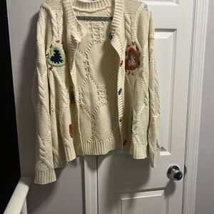 Cozy Cream Cable Knit Sweater